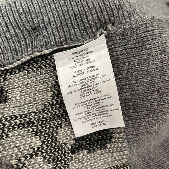 Stella & Dot Leopard Side Button Sweater L - Picture 7 of 7